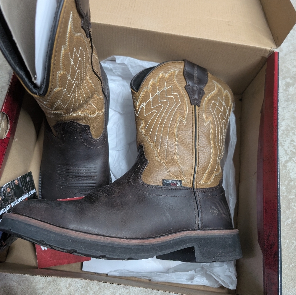 Wolverine Rancher Steel Toe Boot Size 9